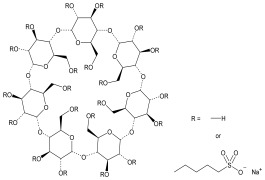 182410-00-0/injection grade SBECD/sulfobutyl ether-beta-cyclodextrin sodium salt 