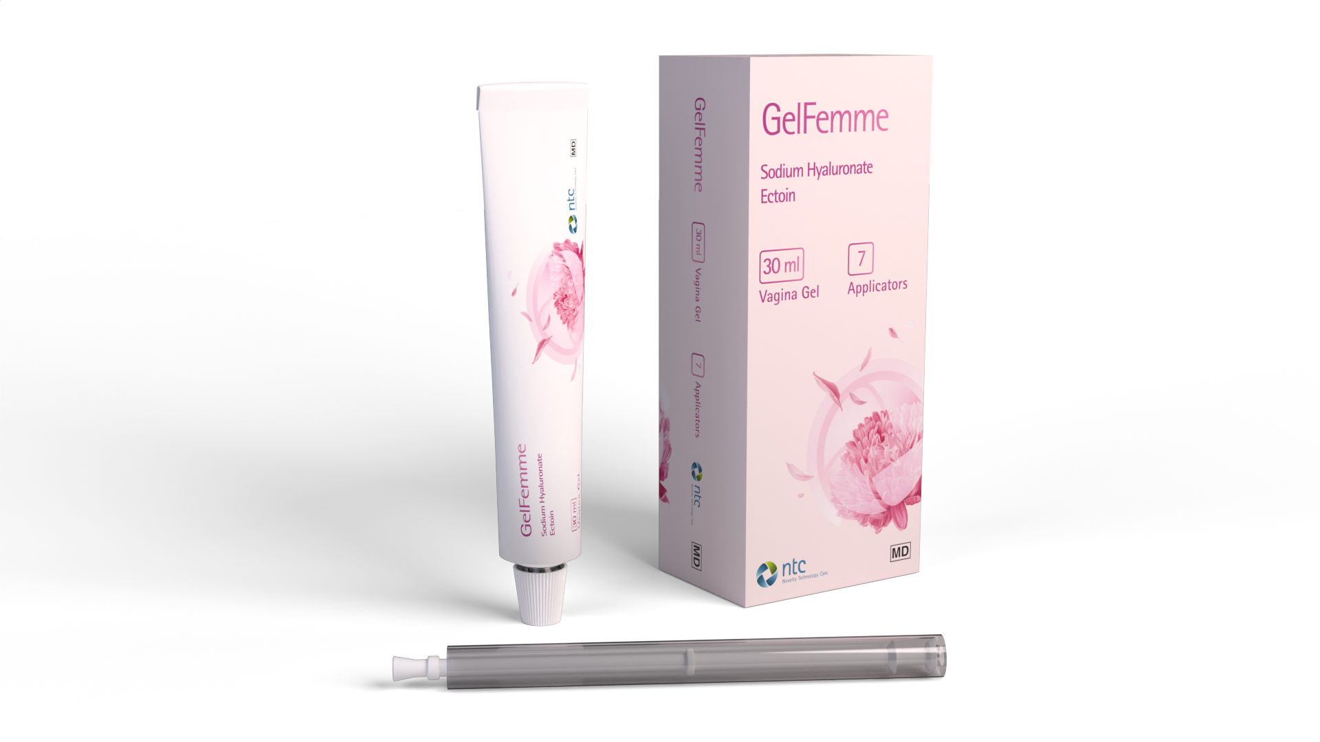 GelFemme - Vaginal Gel with Ectoin and Hyaluronic Acid for vaginal dryness/atrophy(Women’s health – Vaginal atrophy/dryness)