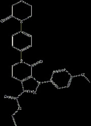 1-(4-Methoxyphenyl)-7-oxo-6-[4-(2-oxopiperidin-1-yl)phenyl]-4,5,6,7-tetrahydro-1H-pyrazolo[3,4-c]pyridine-3-carboxylicacidethylester