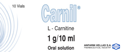 L-Carnitine Oral Solution 1g/10ml Vial (EU CTD Available)