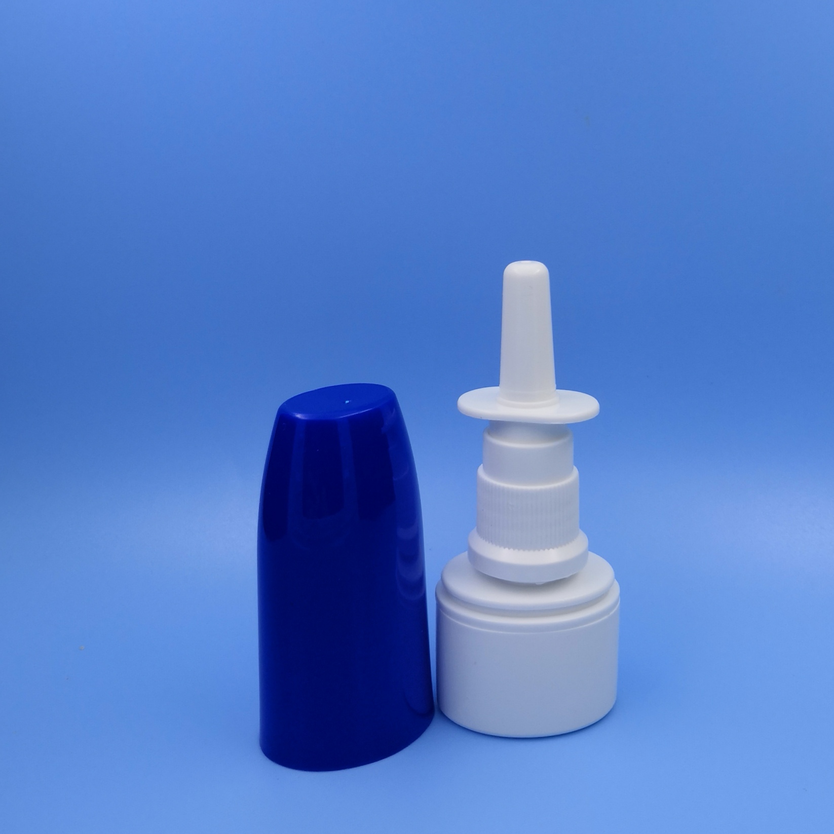 Saving liquid, U shape bottle with Dosing nasal pumps