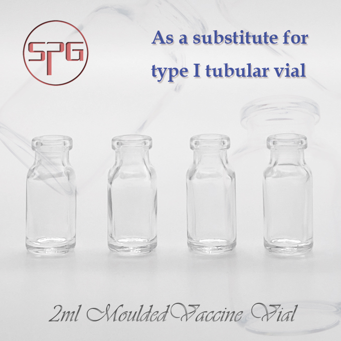 2ml Clear Moulded Glass Vials USP Type I