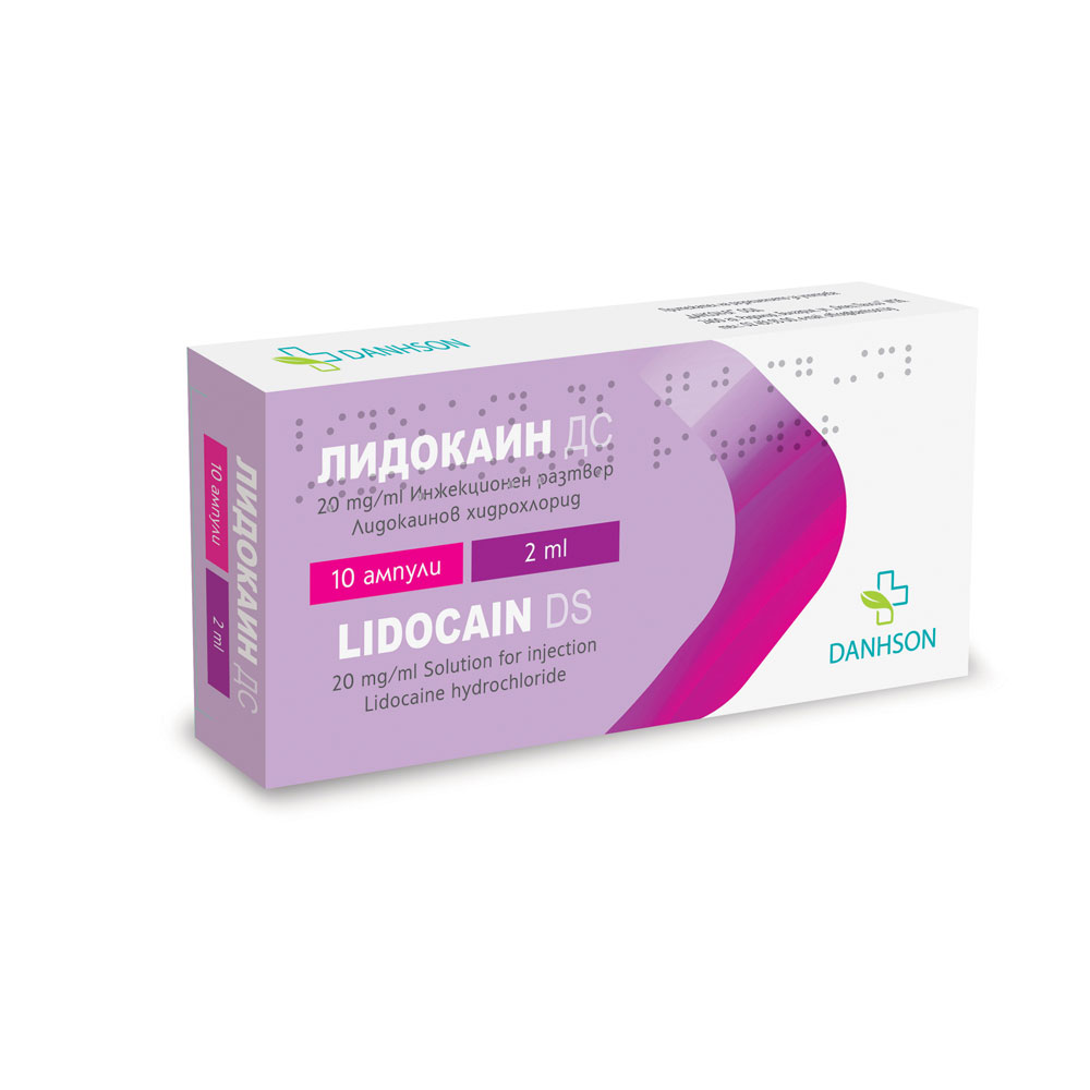 Lidocain DS 20 mg/ml solution for injection