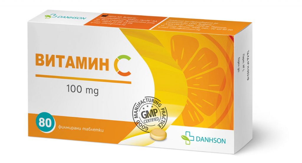 Vitamin С tabl. 100 mg, 80 tabl