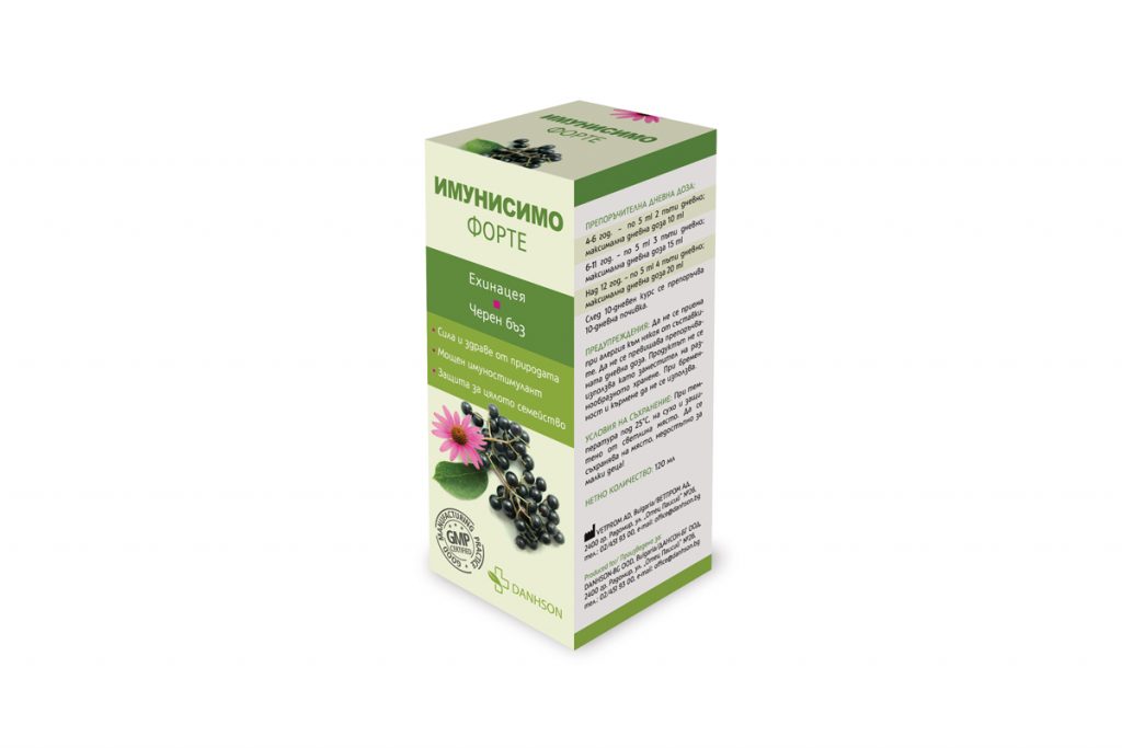 Immunissimo Forte with Echinacea and black elderberry, 120ml