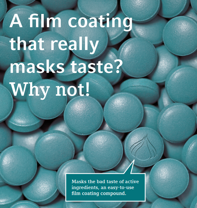 AquaPolish TC® - Taste covering film coating (R2U)