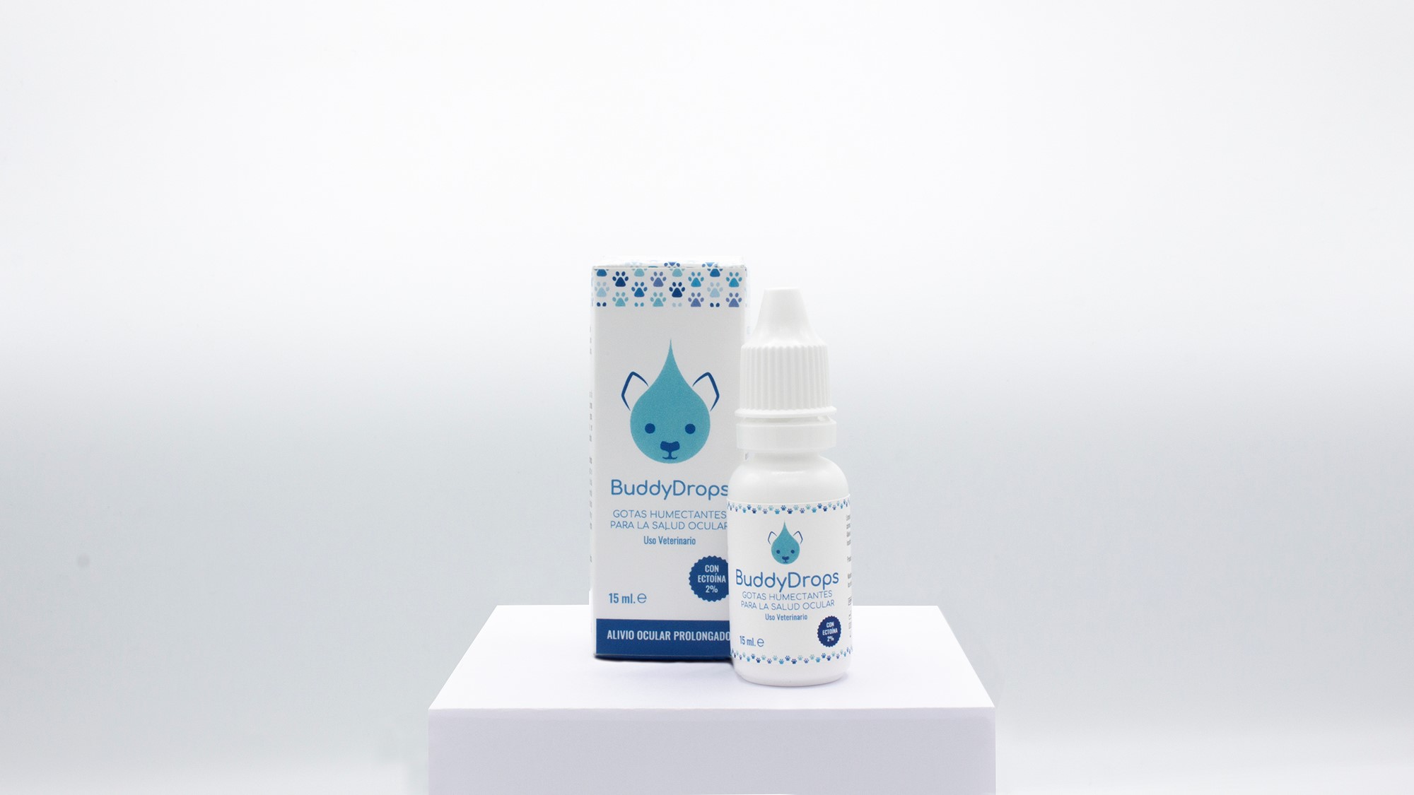 BuddyDrops - eye drops with ectoine and HA for veterinary use