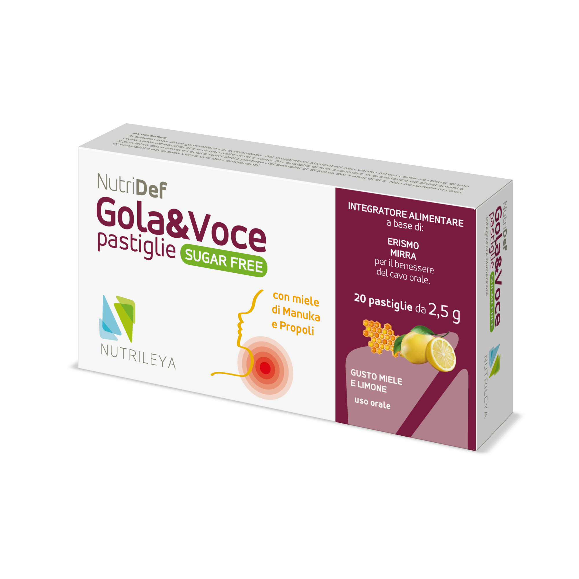 Nutridef Gola&Voce pastiglie Sugar Free