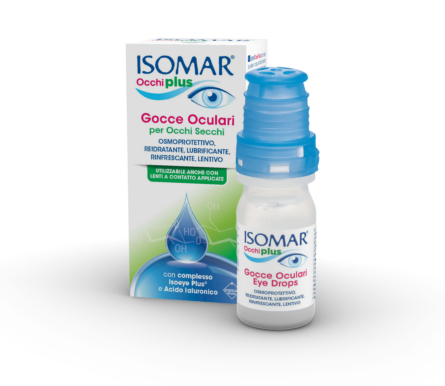 ISOMAR OCCHI Plus Eye Drops For Dry Eyes - Preservative Free