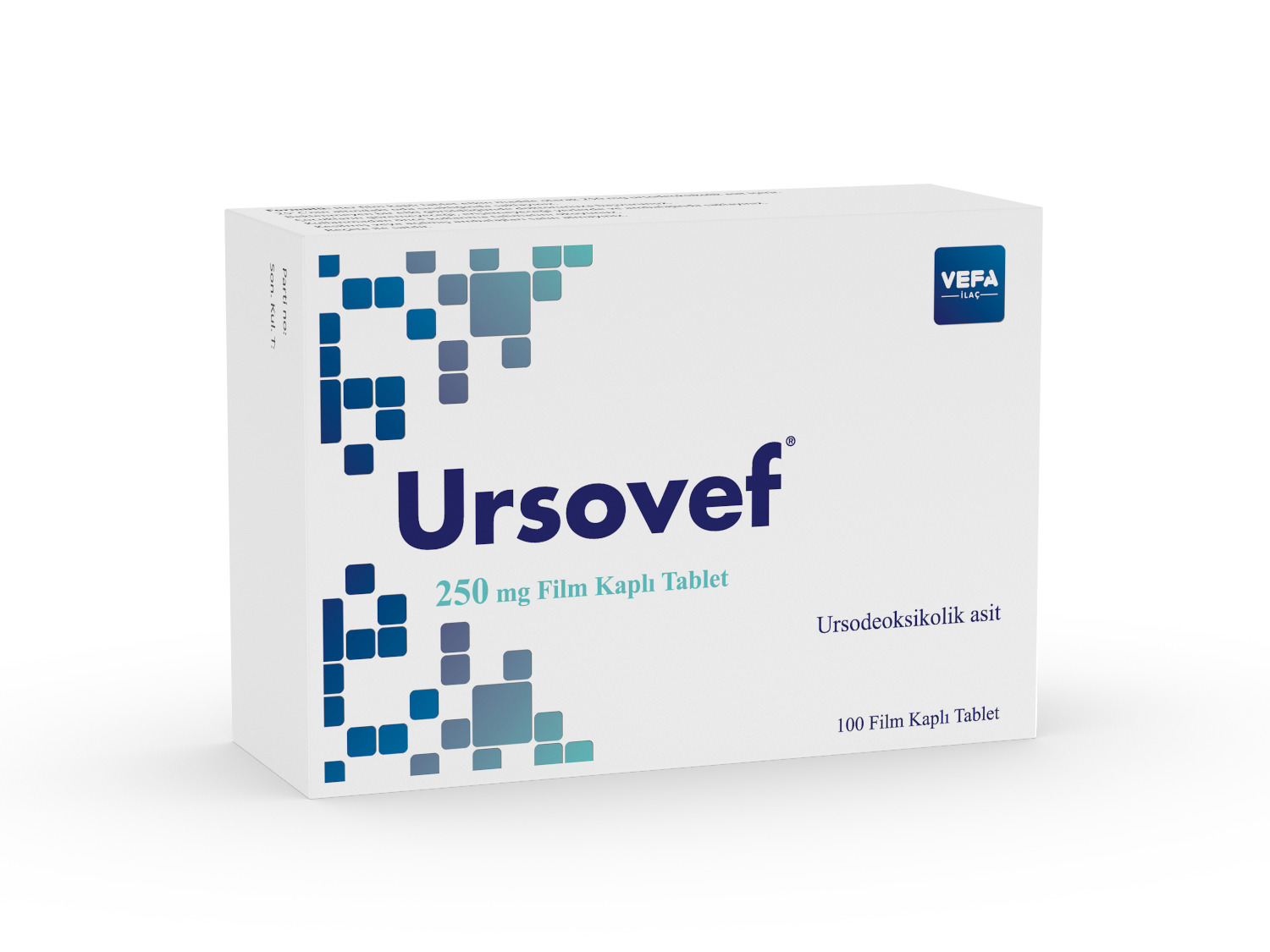 Ursovef 250 mg Film Tablet 100tabs.