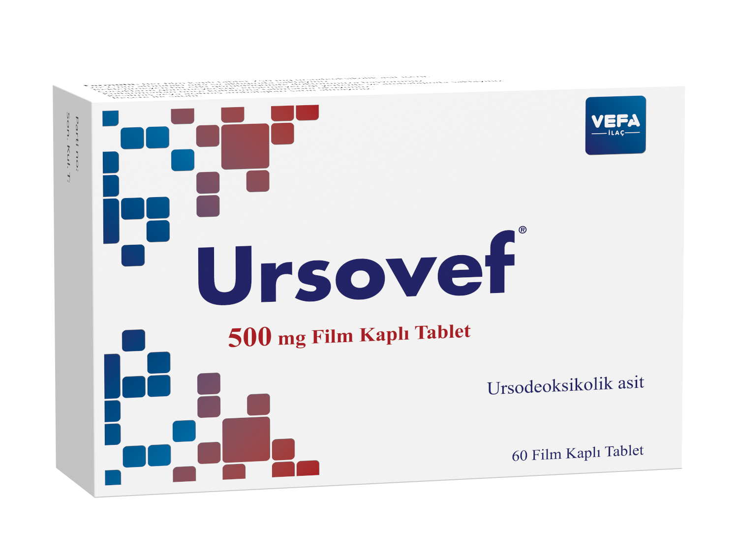 Ursovef 500 mg Film Tablet 60tabs.