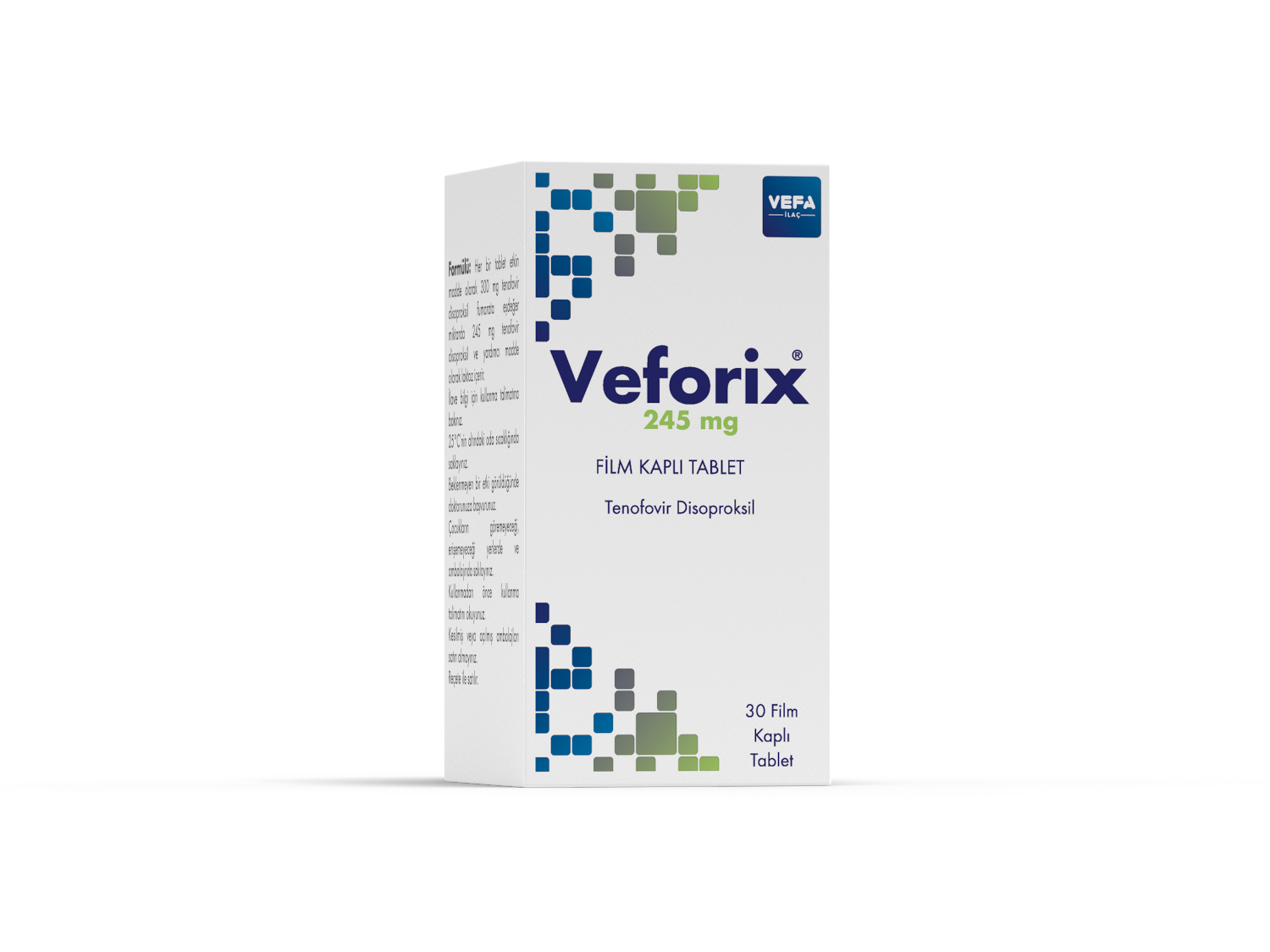 Veforix 245 mg Film Tablet 30tabs.