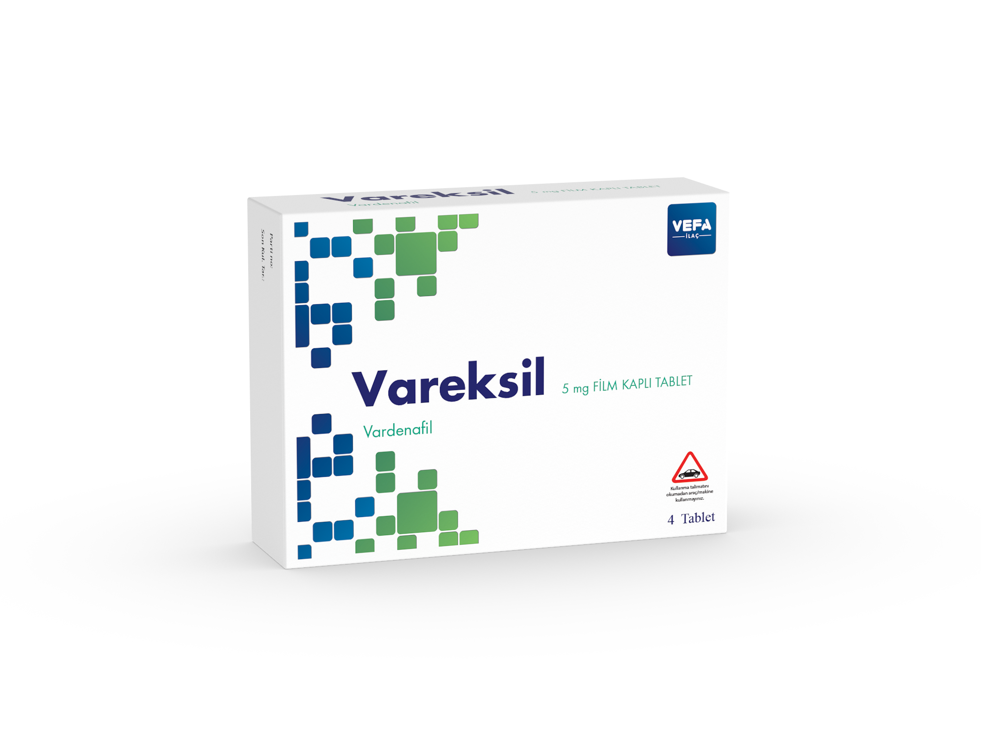 Vareksil 5 mg Film Tablet 4tabs.