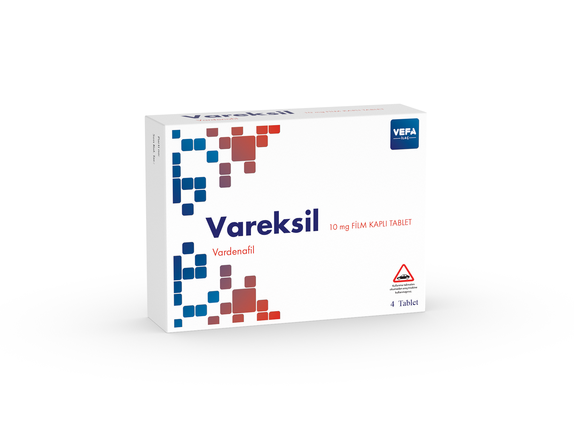 Vareksil 10 mg Film Tablet 4tabs.