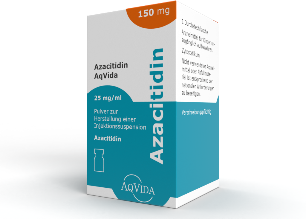 Azacitidin AqVida 25 mg/ml concentrate for solution for infusion