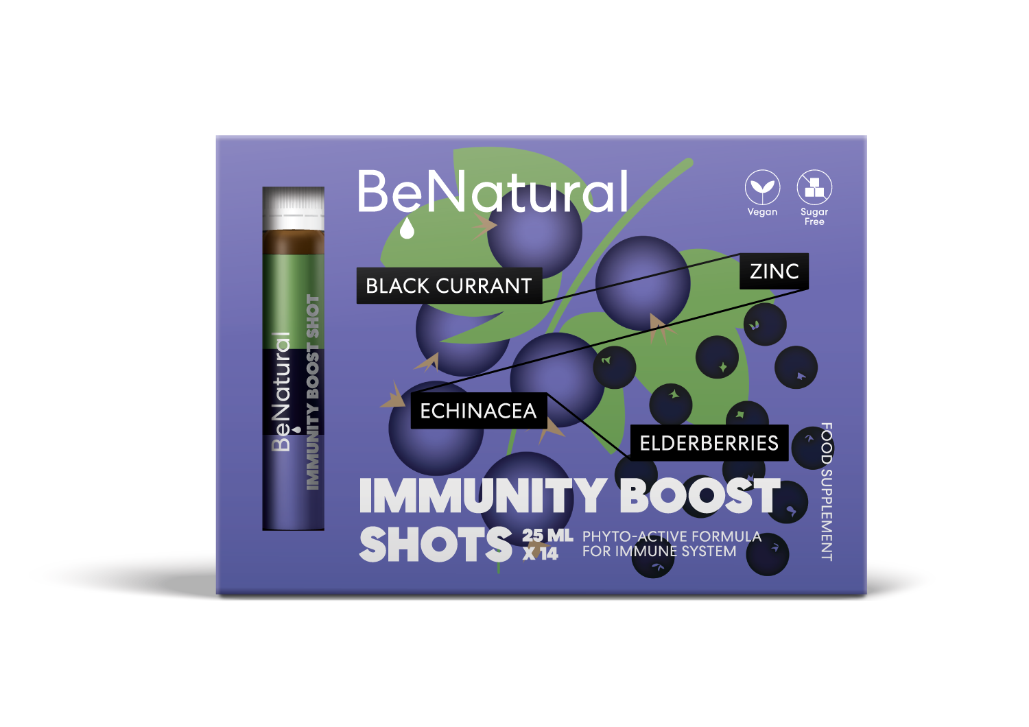 Be Natural Immunity Boost shots,  25 ml, N14