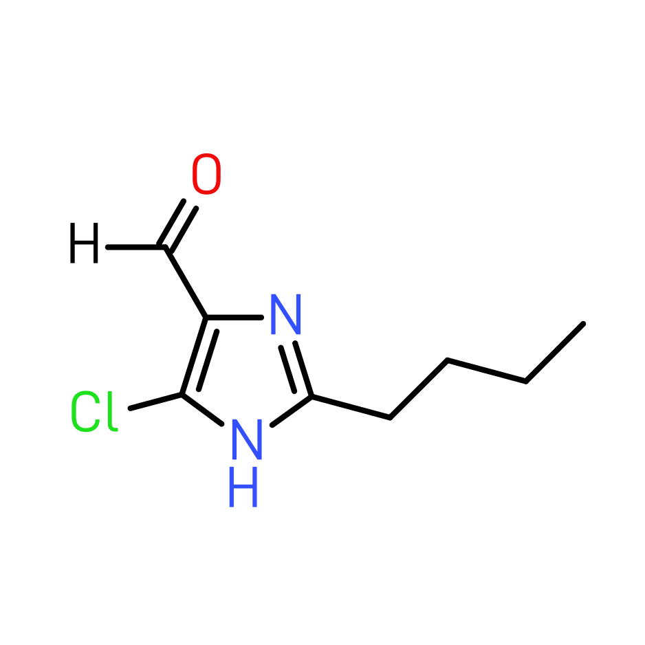 2-Butyl-4(5)-Chloro-5(4) imidazolecarboxaldehyde