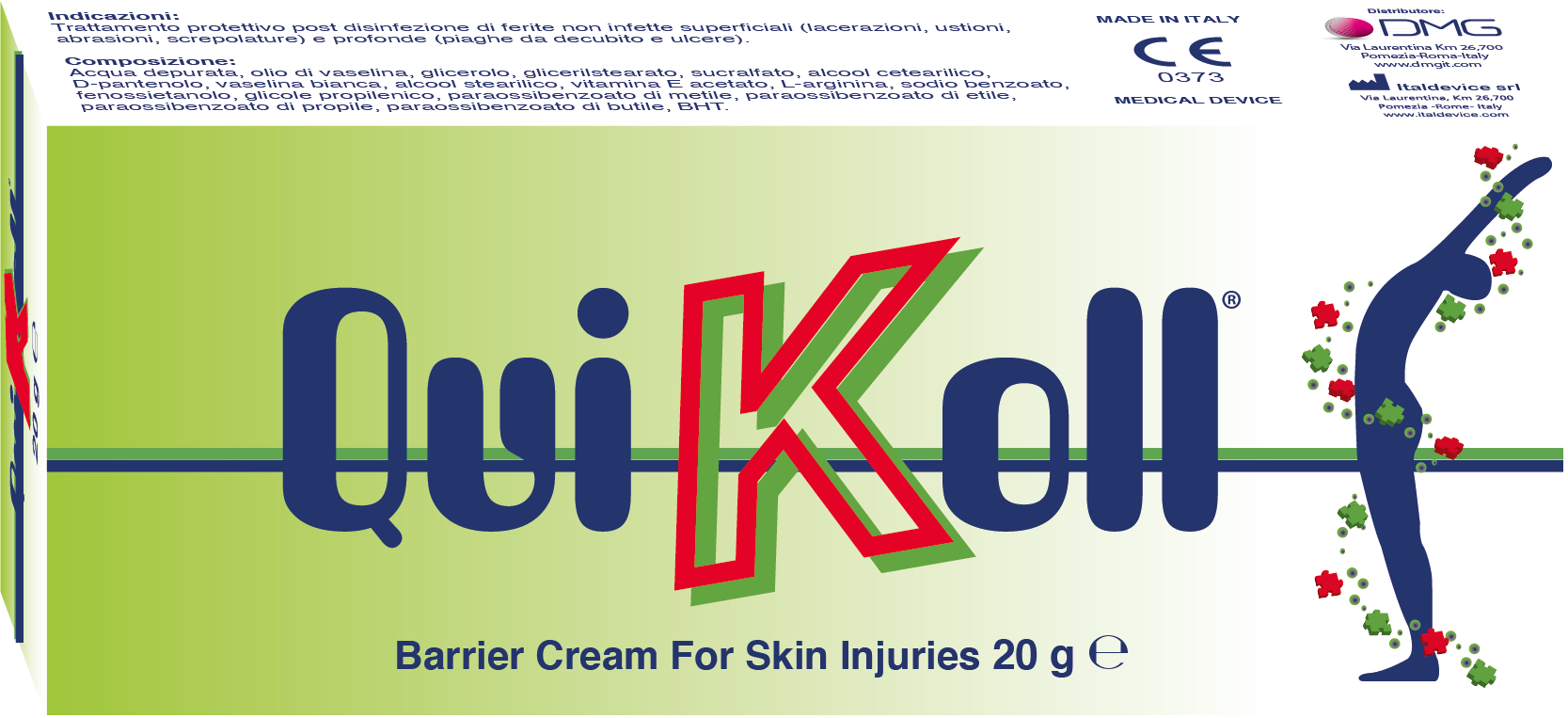 QUIKOLL - Barrier Cream for Wound Protection