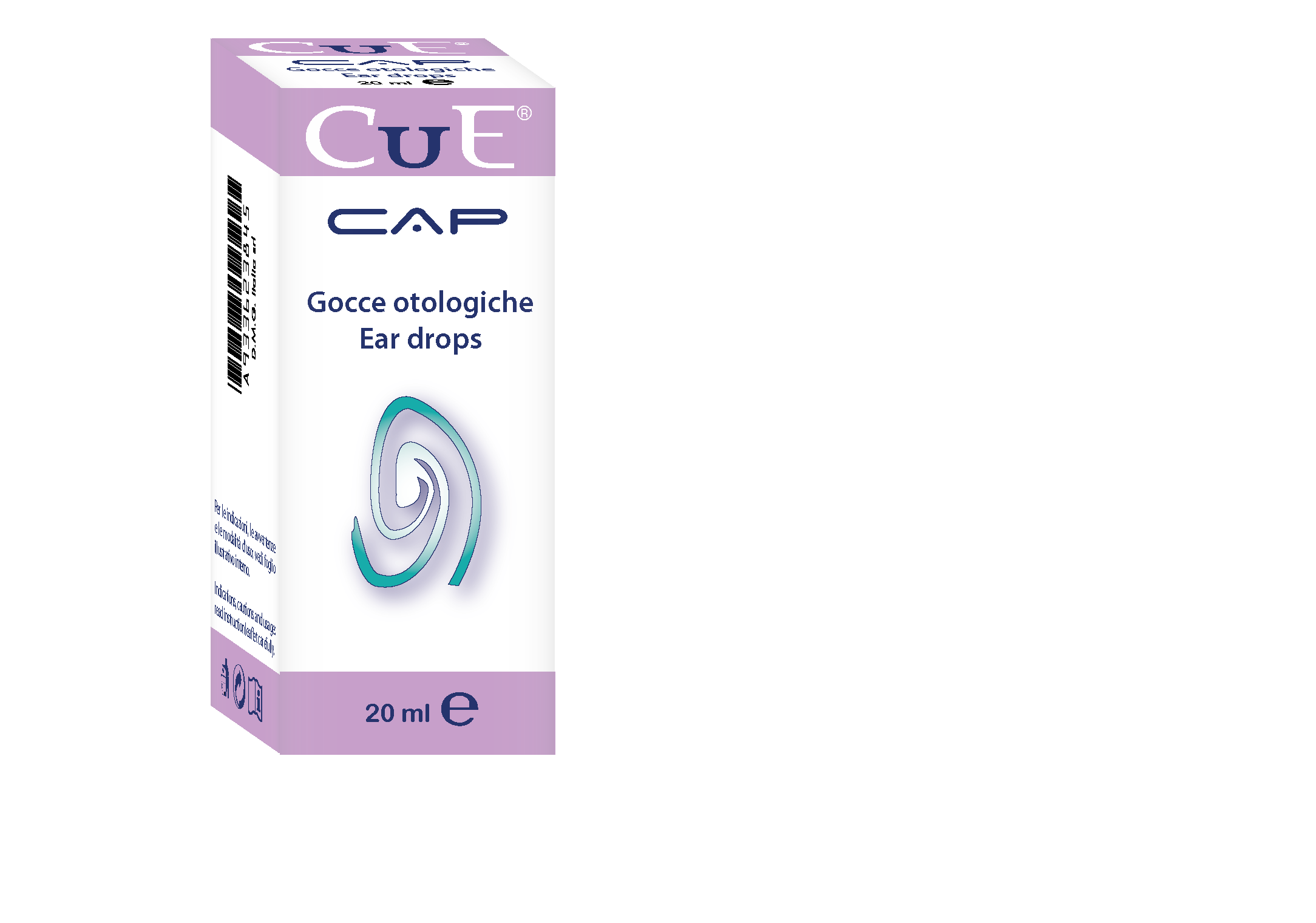 CUE CAP - For the therapeutic management and the prevention of cerum plug - Ear Drops