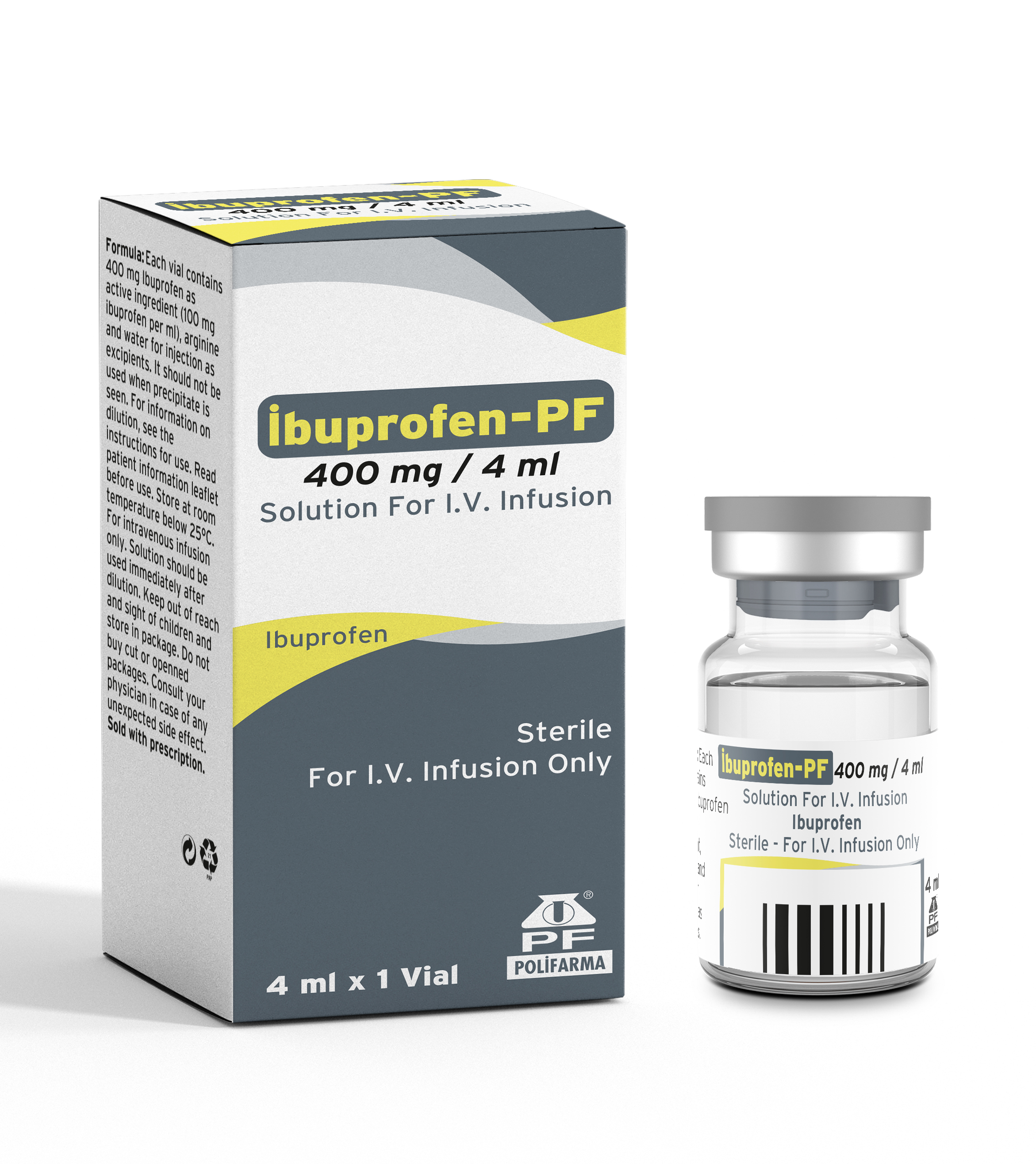 İBUPROFEN-PF 400 MG/4 ML SOLUTION FOR I.V. INFUSION