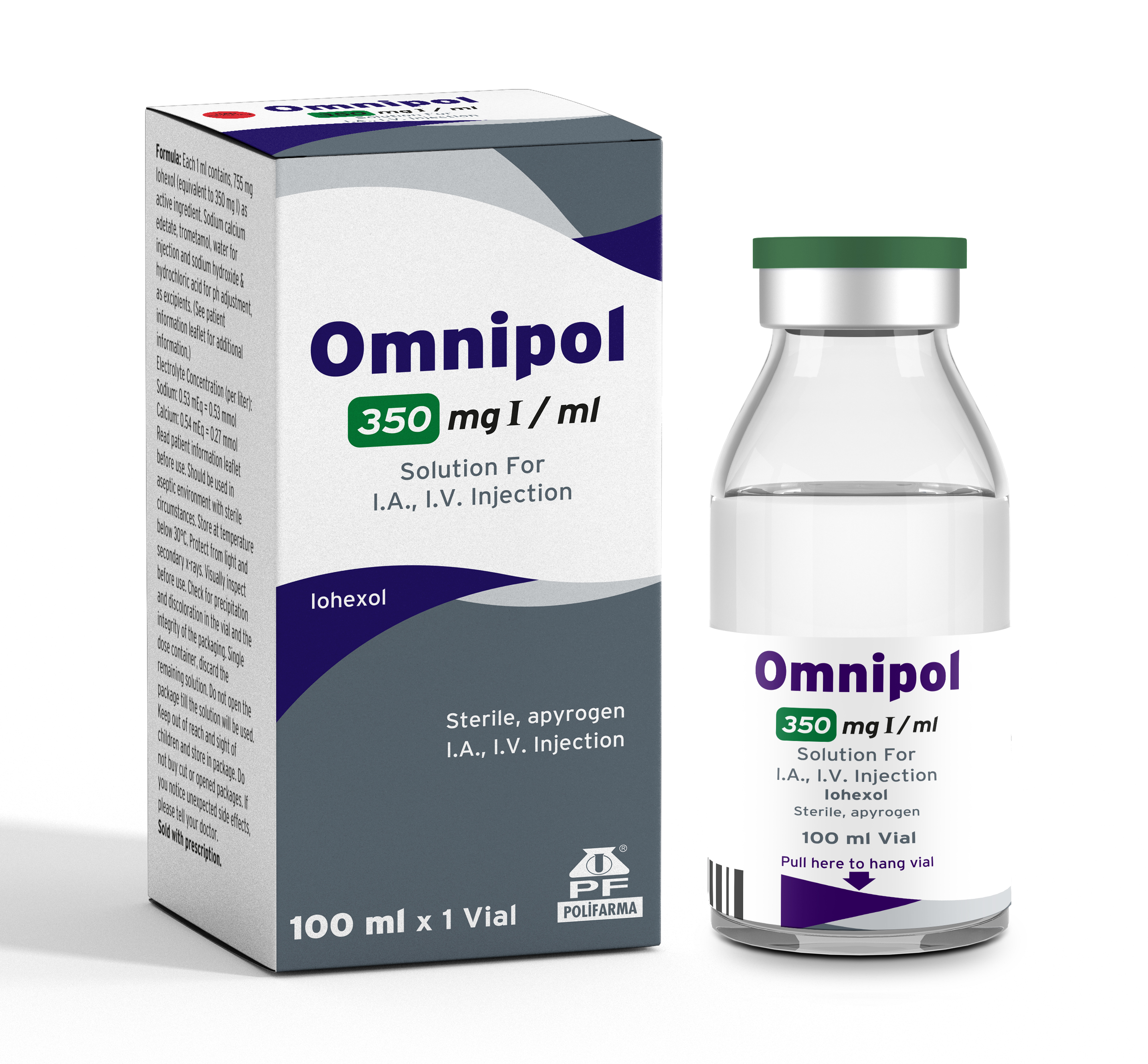 OMNİPOL 350 MGI/ML  SOLUTION FOR  I.A.,I.V. INJECTION