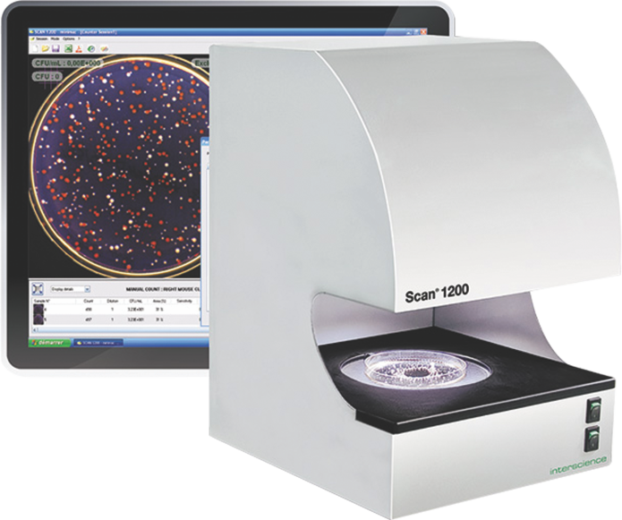 Intescience HD Semi-Automatic colony counter