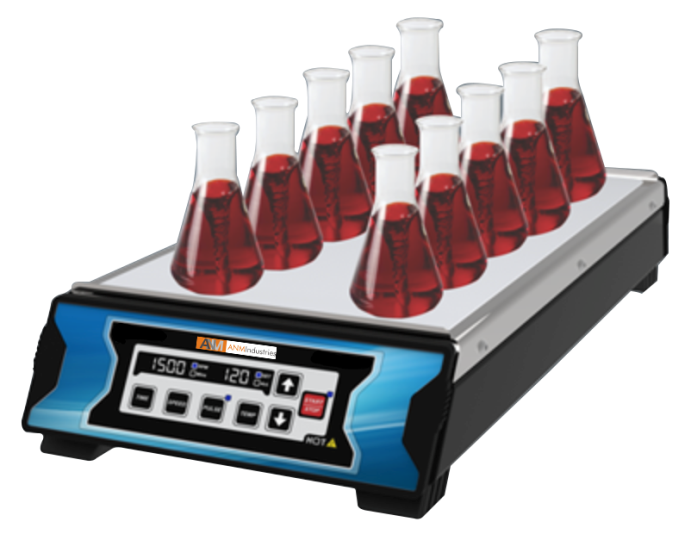 ANM Industries Multichannel Magnetic Stirrer