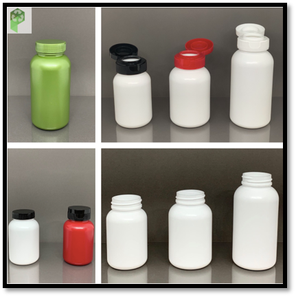 Round Tablet Containers HDPE