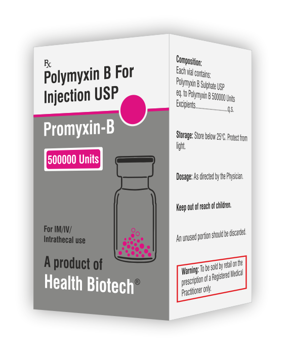 PROMYXIN - POLYMYXIN B 5 LAC IU INJECTABLE