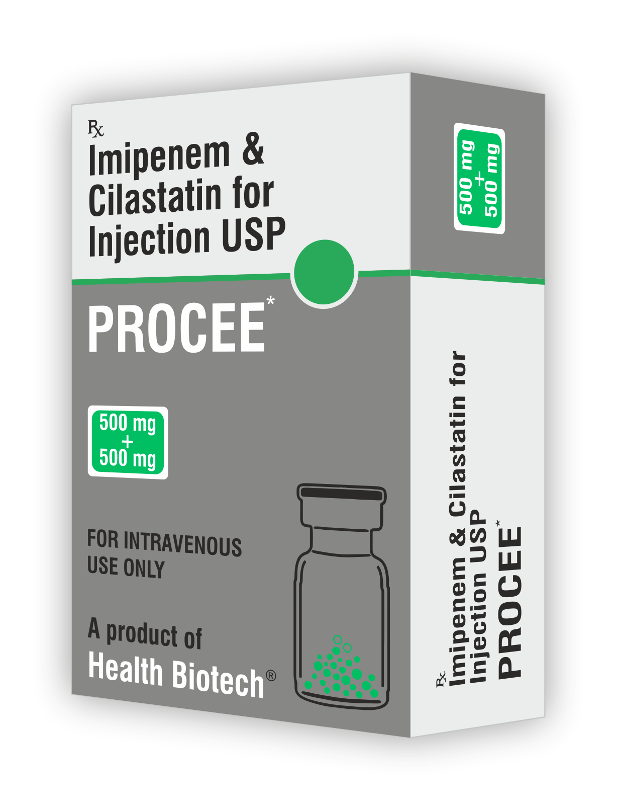 PROCEE - IMIPENEM 500 & CILASTATIN  500 MG INJECTABLE