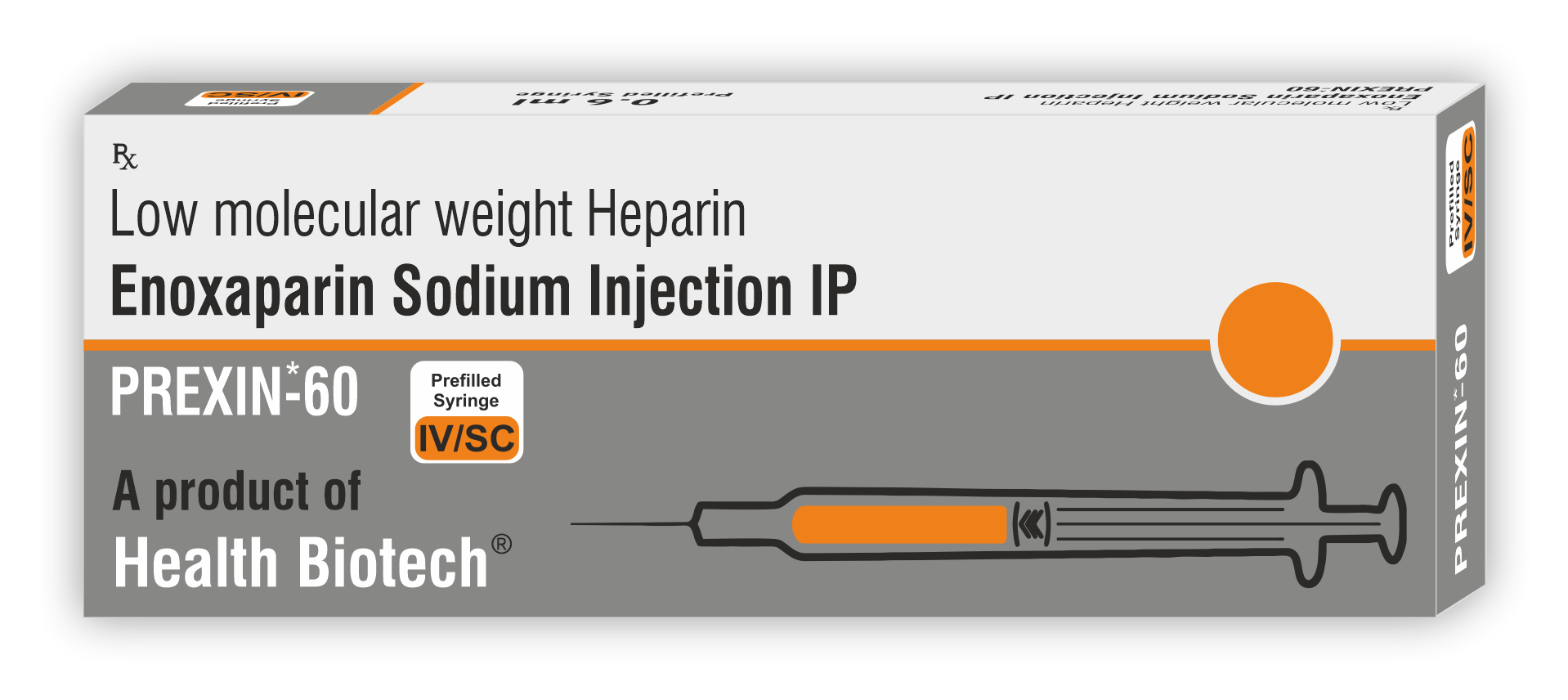 PREXIN - ENOXAPARIN 60 MG INJECTABLE