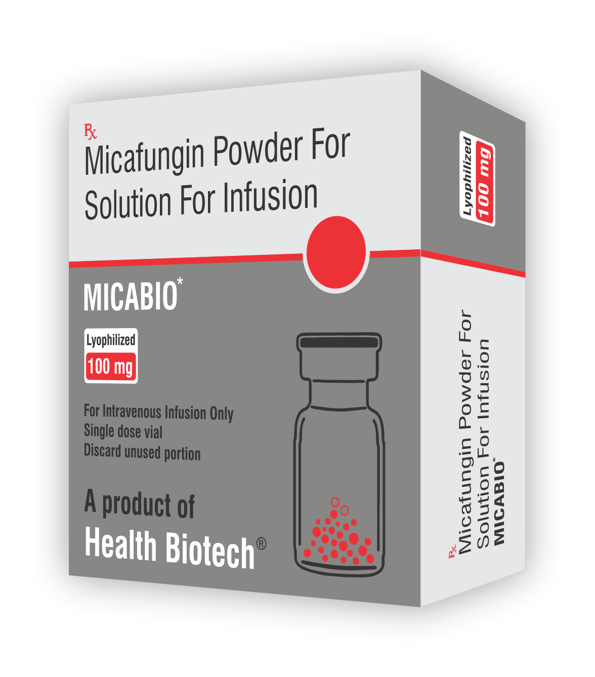 MICABIO - MICAFUNGIN 100 MG INJECTABLE