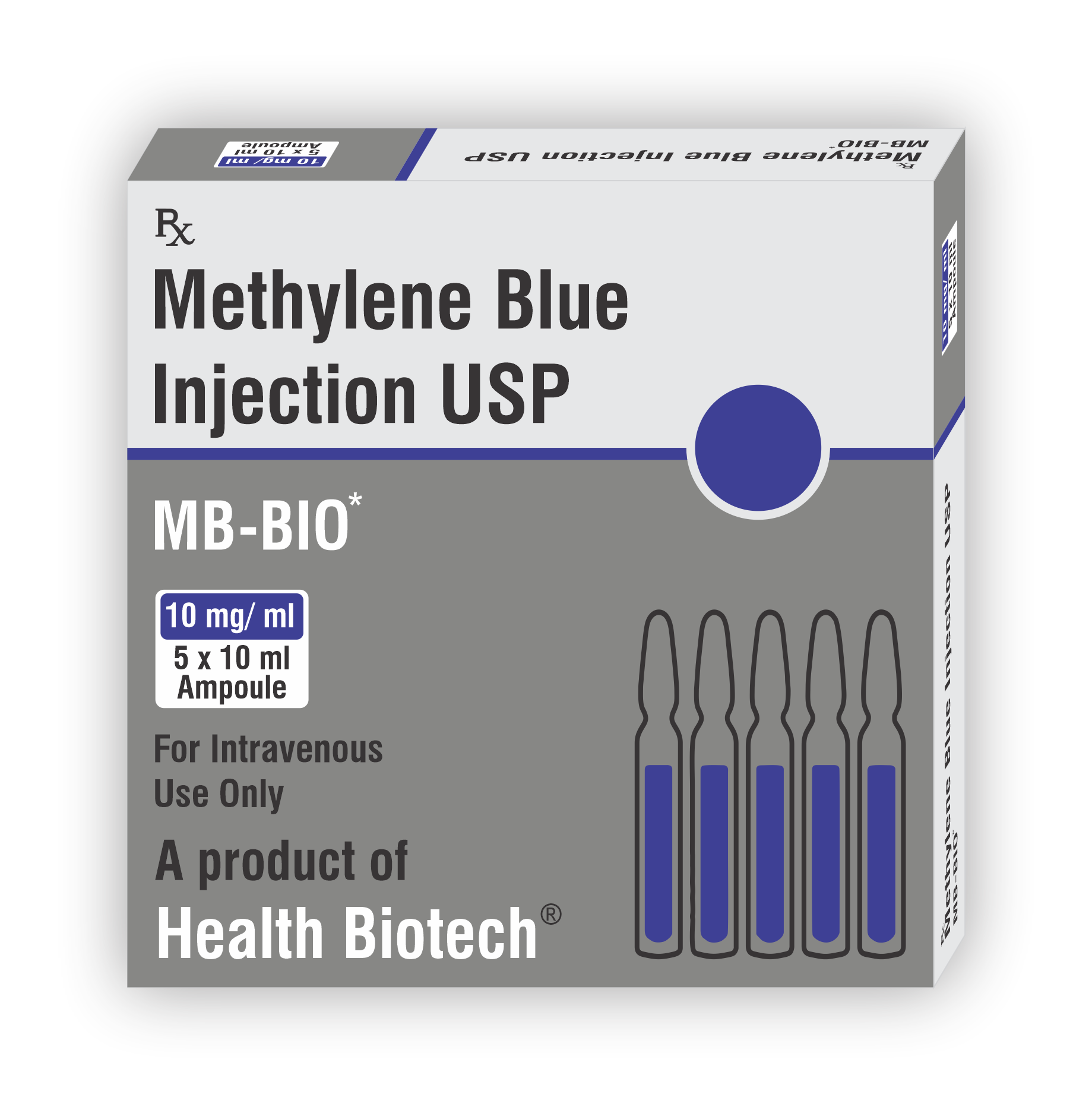 MB-BIO - METHYLENE BLUE 10 MG INJECTABLE