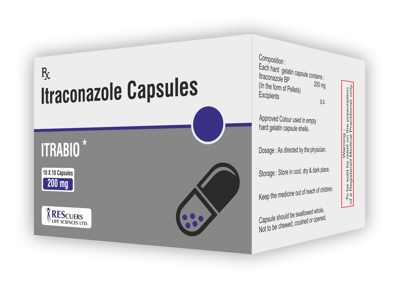 ITRABIO - ITRACONAZOLE 200 MG CAPSULE