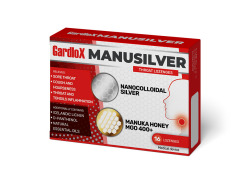 GardloX Manusilver - innovative throat lozenges with nanocolloidal silver, Manuka 400 + honey, d-panthenol, icelandic lichen