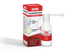 GardloX Manuslilver - innovative throat spray with nanocolloidal silver, Manuka MGO 400+ honey, sodium hyaluronate, d-panthenol, Icelandic lichen