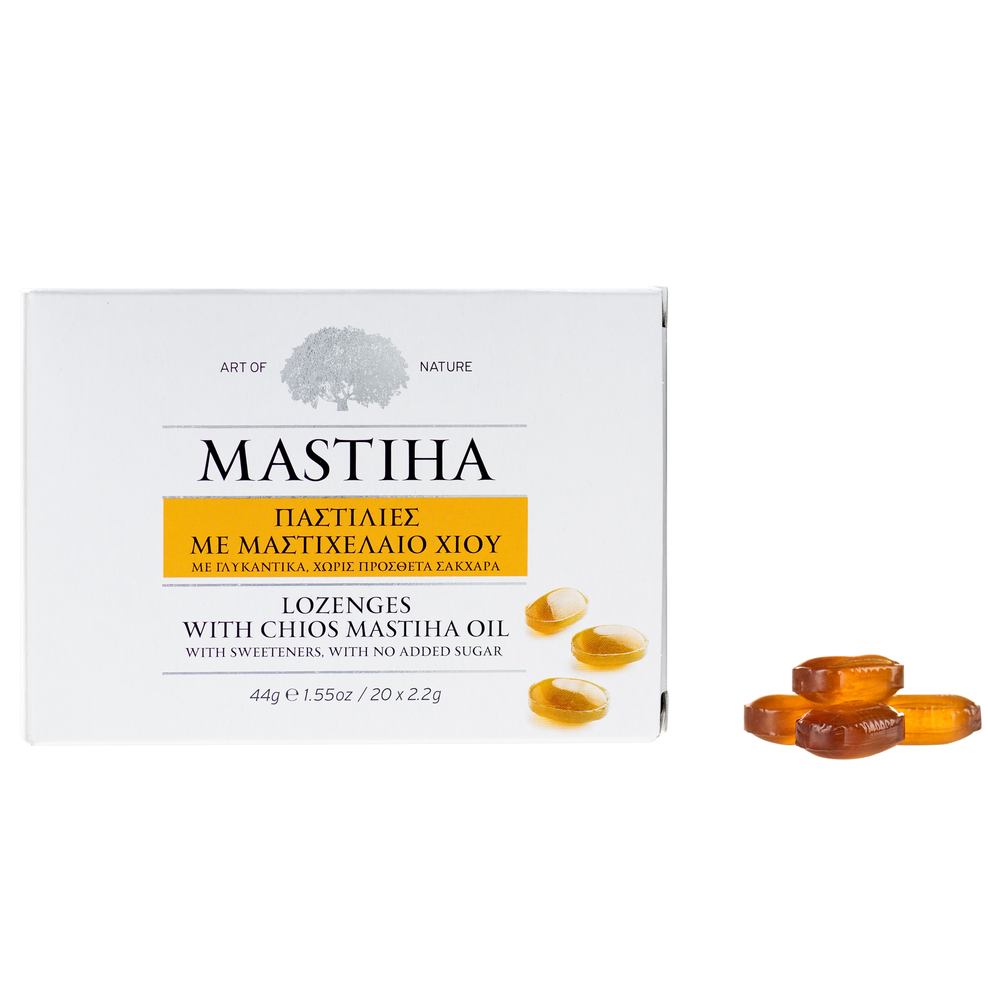 LOGENGES WITH CHIOS MASTIHA OIL 44G