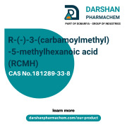 R-(-)-3-(carbamoylmethyl)-5-methylhexanoic acid (RCMH)