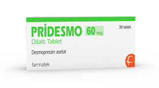 PRIDESMO (desmopressin acetate) 60MCG & 120MCG SUBLINGUAL TABLET