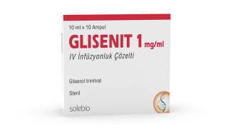 GLISENIT (glyceryl trinitrate) 1MG/ML IV INFUSION SOLUTION