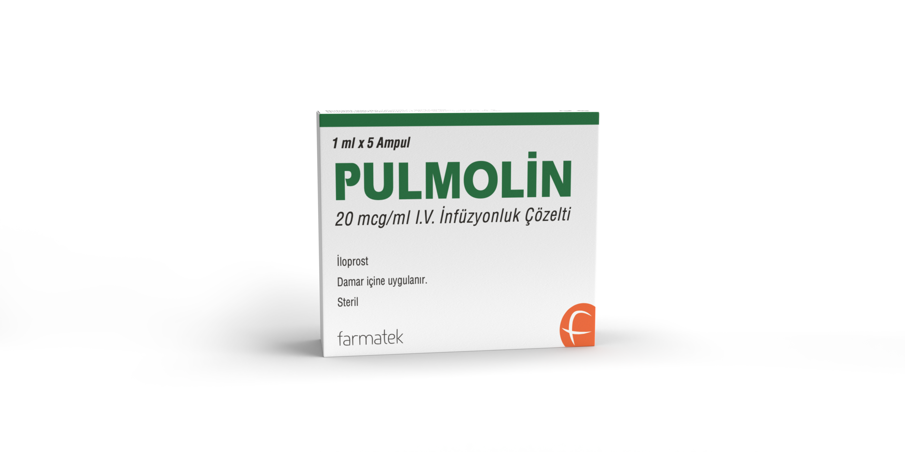 PULMOLIN (iloprost) 20 MCG/ML IV SOLUTION FOR INFUSION