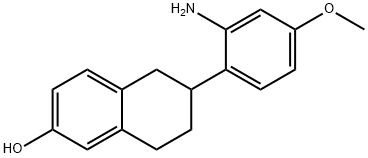6-(2-Amino-4-methoxyphenyl)-5,6,7,8-tetrahydro-2-naphthalenol