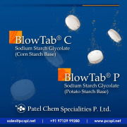 BlowTab - Sodium Starch Glycolate (Corn Base & Potato Base)