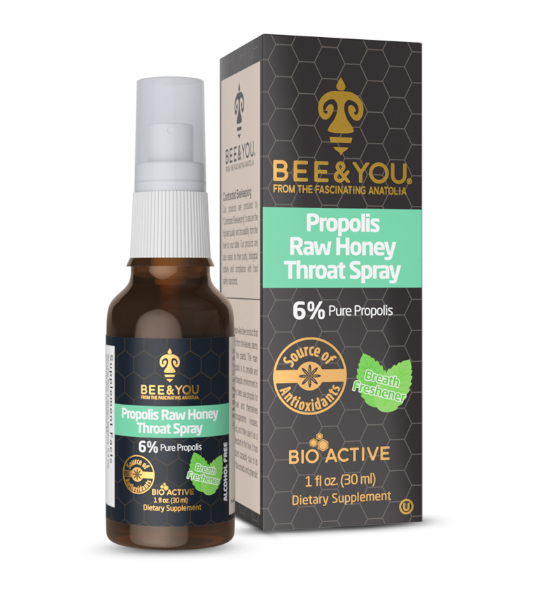 BEE&YOU Propolis and Raw Honey Throat Spray