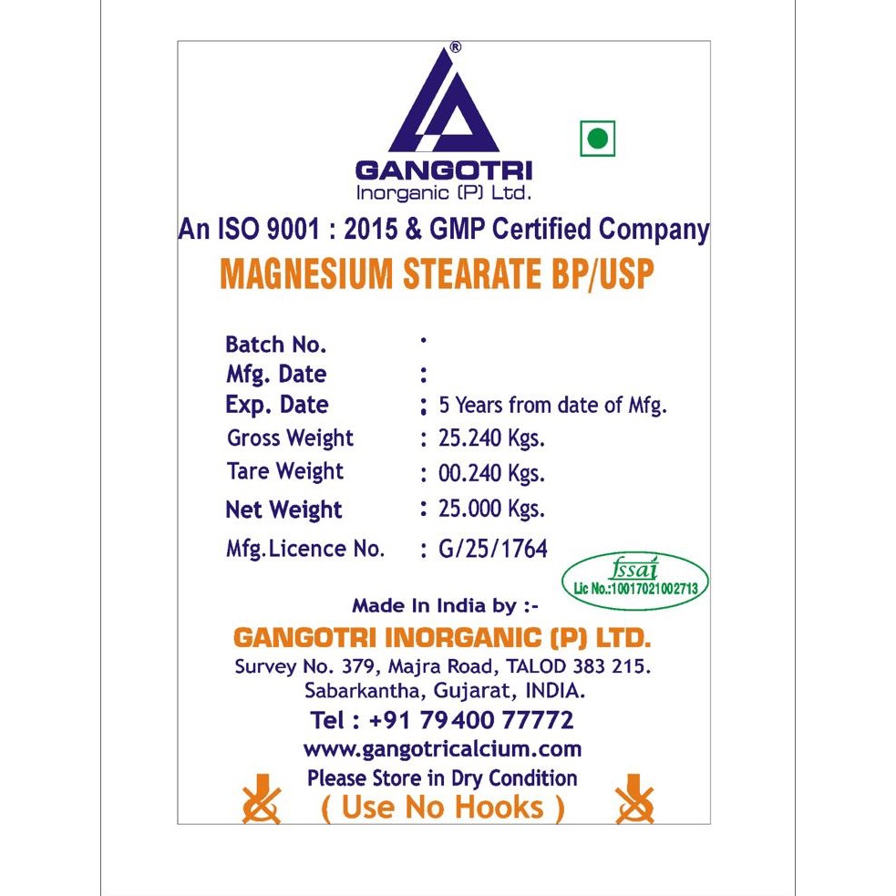 Magnesium Stearate IP BP USP