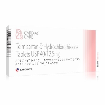 Telmisartan & Hydrochlorthiazide Tablets USP 40/12.5mg