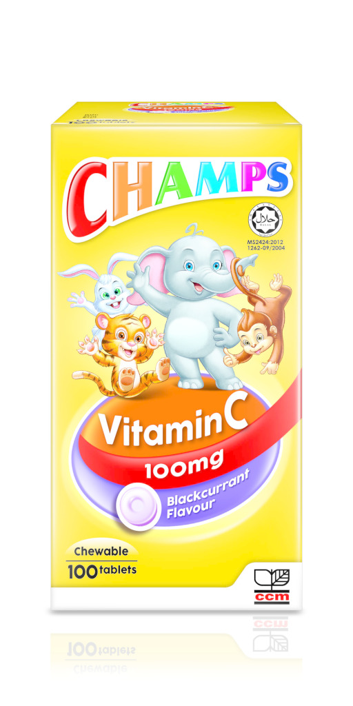 Champs Vitamin C 100mg (Blackcurrant)