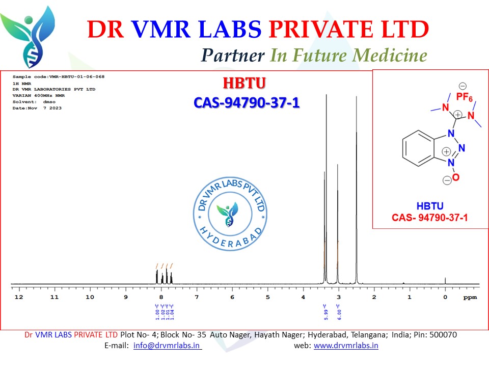 HATU-HBTU-HOBT-PEPTIDE COUPLING REAGENTS-PEPTIDES | DR VMR LABS PVT LTD