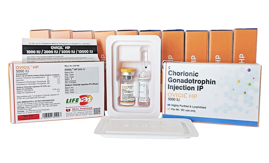HCG/Chorionic Gonadotrophin for Injection -OVIGIL HP 5,000 IU