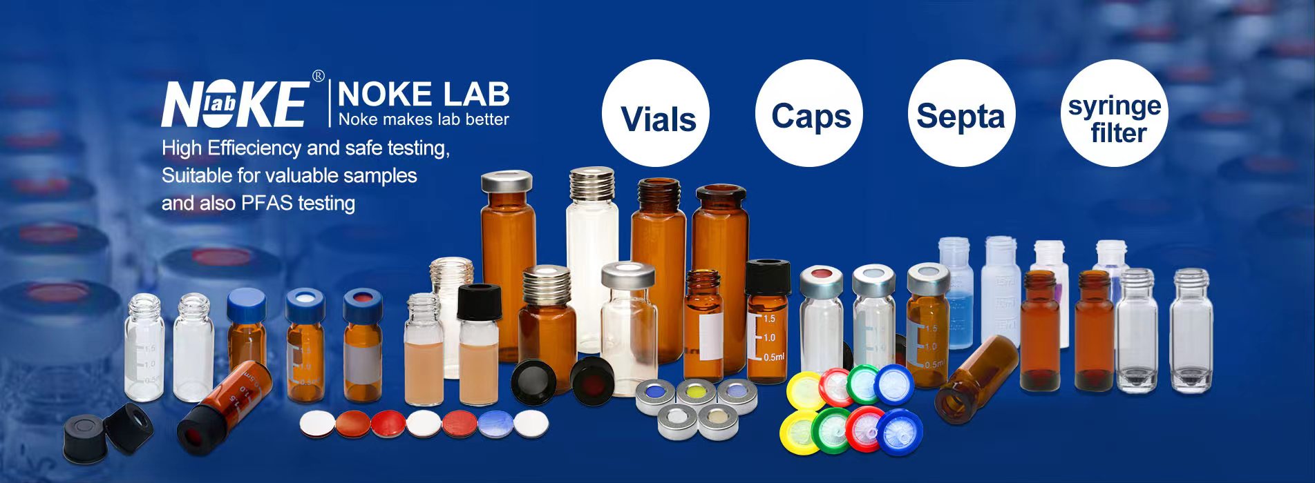 Sampler vials, HPLC vials